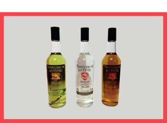 GRAN VARIEDAD DE MEZCAL ARTESANAL DE LA MARCA MONASTERIO DE LOS GOMEZ