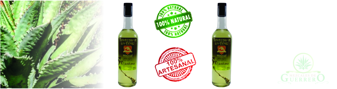 MEZCAL ARTESANAL CON DAMIANA MONASTERIO DE LOS GOMEZ